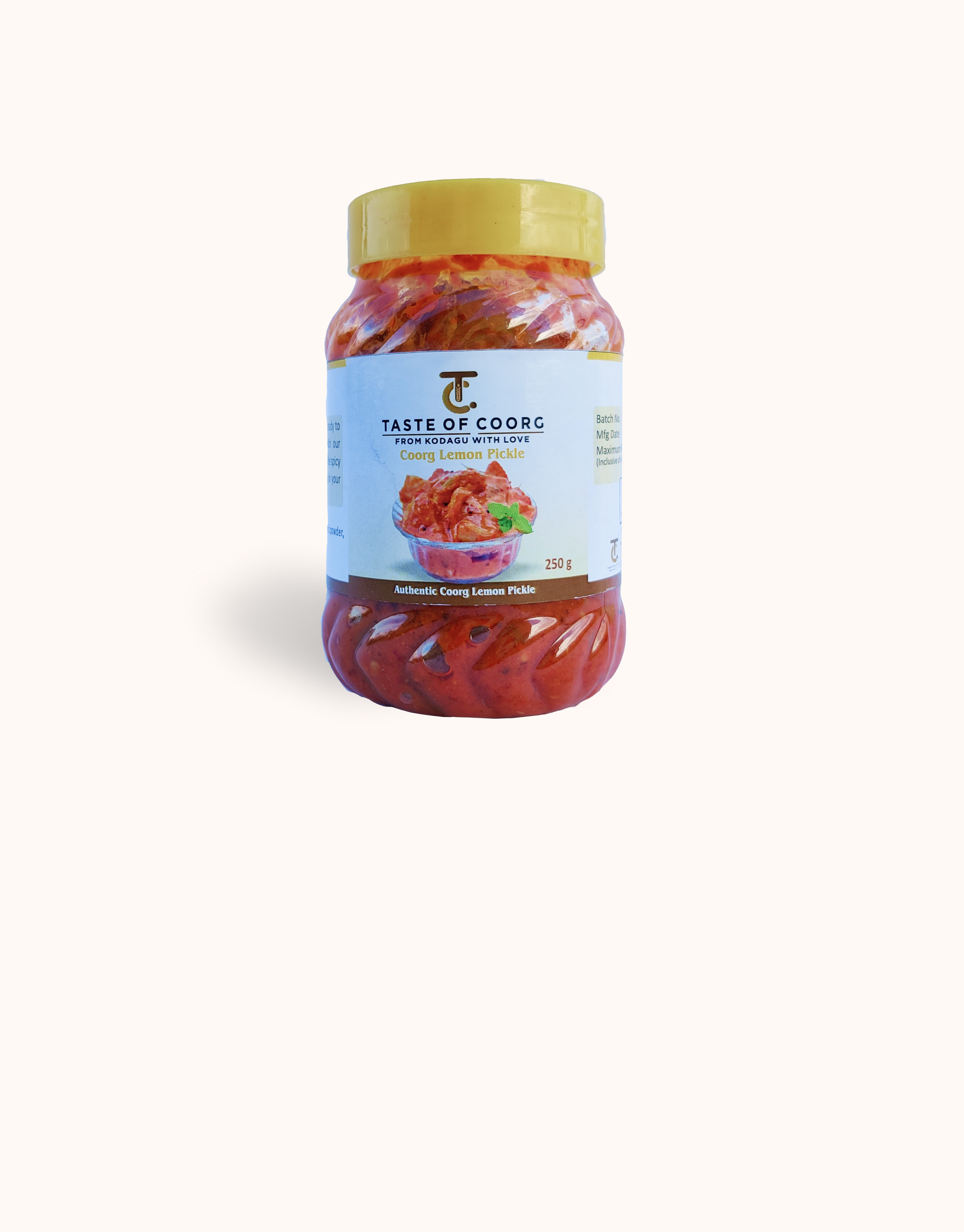 Coorg Lemon Pickle (Chorenge Paara / Nimbuka Achar
